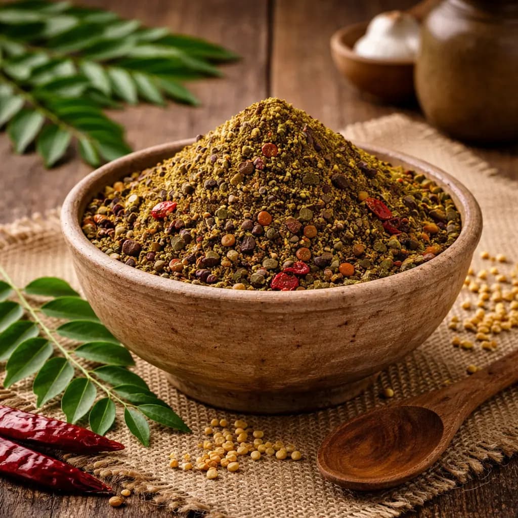 Karvepaku Podi (Curry Leaves)